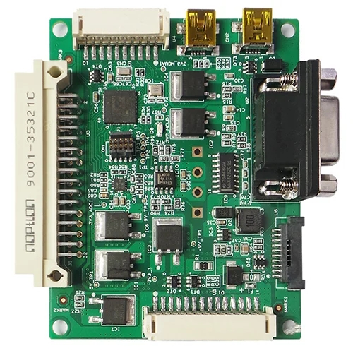 Industrial control through-hole PCB assembly