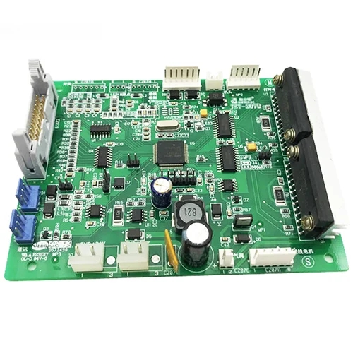 Electronic device through-hole PCB assembly